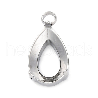 304 Stainless Steel Rhinestone Claw Settings STAS-U042-04A-P-1