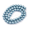 Shell Pearl Beads Strands BSHE-K015-8mm-02-4