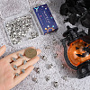 SUNNYCLUE 60Pcs 2 Styles Zinc Alloy European Beads FIND-SC0012-29-3