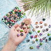  108Pcs 9 Colors Synthetic Turquoise Dyed Beads G-NB0005-43-3