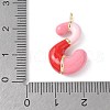 Brass Enamel Pendants KK-E093-03G-S-01-3
