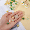  36Pcs 4 Colors Glass Pendants GLAA-TA0002-45-6