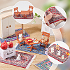 Olycraft 6Pcs 6 Styles Mini Cloth Turkey-Persia Carpet DIY-OC0012-26-4