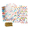 4 Styles OPP Cellophane Candy Storage Bags Sets ABAG-TAC0013-20C-01-2
