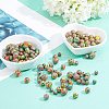 ARRICRAFT 3 Strands 3 Style Synthetic Malachite Beads Strands G-AR0004-31C-2