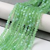 Imitation Jade Glass Beads Strands EGLA-YW0003-19B-08-2