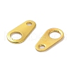 Brass Chain Extender Connectors KK-R211-11G-2