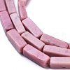 Natural Rhodonite Beads Strands X-G-F247-35-2