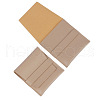 Square PU Leather Jewelry Flip Pouches with Random Color Lining PAAG-PW0007-11H-1