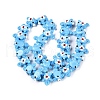 Handmade Lampwork Bumpy Beads Strands LAMP-T021-25D-2