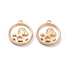 Rack Plating Alloy Resin Imitation Shell Pendants FIND-E043-09KCG-1