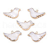 Natural Freshwater Shell Pendants SHEL-N026-135-1