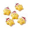 Christmas Theme Opaque Resin Pendants FIND-E025-16-1