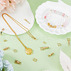 SUNNYCLUE 12Pcs 4 Styles Eco-Friendly Brass Watch Band Clasps KK-SC0004-09-4