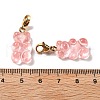 Bear Resin Pendant Decorations STAS-M092-01G-05-3