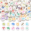 SUNNYCLUE 192Pcs 12 Styles Handmade Polymer Clay Beads CLAY-SC0001-90-1