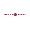 Independence Day Glass Seed Beads Braided Bead Bracelets BJEW-MZ00179-03-2