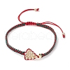 Adjustable Nylon Braided Bead Bracelets BJEW-TA00513-1