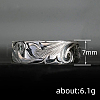 Sculptured Vine Pattern Brass Finger Rings for Women FS-WGD177A-02-5