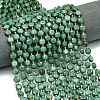 Natural Dyed White Jade Beads Strands G-C116-A51-02-1