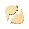 201 Stainless Steel Pendants STAS-R002-19G-2