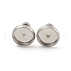 201 Stainless Steel Stud Earrings Findings STAS-O004-07B-P-2