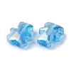 Electroplate Glass Beads EGLA-P059-01A-AB04-2