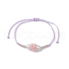 6Pcs Adjustable Nylon Cord Braided Beads Bracelets BJEW-MZ00170-4