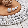 4 Strands 4 Style Natural Howlite Beads Strands G-TA0001-34-5