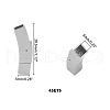 Unicraftale 304 Stainless Steel Bayonet Clasps STAS-UN0012-69-2