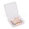 30Pcs 3 Colors Brass Spacer Beads KK-LS0001-01-9