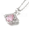 304 Stainless Steel Cable Chain Necklaces NJEW-H040-21P-2