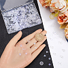 SOFPLATE 240Pcs 6 Styles Eco-Friendly Silicone Full-covered Ear Nuts FIND-SP0001-17-3