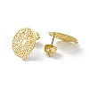 304 Stainless Steel Stud Earrings Finding STAS-C061-01G-2