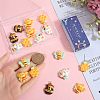SUNNYCLUE 20Pcs 5 Styles  Bee Theme Opaque Resin Pendants RESI-SC0003-48-3