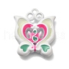 Spray Painted Alloy Pendants FIND-M041-01A-1