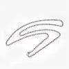 304 Stainless Steel Necklaces NJEW-D281-18-1