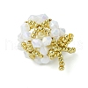 Christmas Seed Beads Beaded Charms PALLOY-MZ00299-02-4