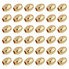 GOMAKERER 100Pcs Rack Plating Brass Beads KK-GO0001-72-1