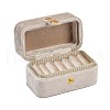 Mini Rectangle Velvet Ring Storage Boxes with Snap Buttons CON-Z009-02D-1