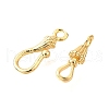 Brass Hook and S-Hook Clasps KK-D356-21G-2
