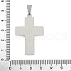 304 Stainless Steel Pendants STAS-G346-52P-3