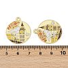 Alloy Enamel Pendants ENAM-V001-02C-G-3