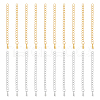 Unicraftale 20Pcs 2 Styles 304 Stainless Steel Chain Extender STAS-UN0060-90-1