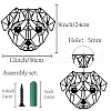 Iron Pendant Decorations HJEW-WH0013-040-2