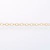 Ion Plating(IP) Handmade 304 Stainless Steel Cable Chains STAS-G038-12G-1