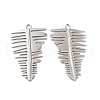 Non-Tarnish 304 Stainless Steel Pendants STAS-A070-41P-1