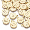 Brass Charms X-KK-T055-010G-NF-1