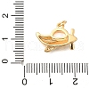 Brass Micro Pave Cubic Zirconia Pendants KK-U040-04G-3