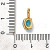 Ion Plating(IP) 304 Stainless Steel Rhinestone Pendants STAS-A104-11G-02-3